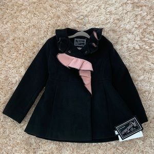 Rothschild Ruffled Peacoat